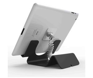 Soporte para tabletas - Compulocks - A prueba de robos - Aluminio de alta calidad - Negro - 1 unidad