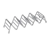 Soporte para Tacos de Acero Inoxidable - Estante Organizador para Tacos y Conchas, Rack de Cocina para Almacenamiento Eficiente de Utensilios