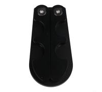 Soporte para tacos de billar con peso para 4, billar de metal plegable para soporte, estante portátil para tacos de billar con oxidación por chorro de arena, solución de almacenamiento de equipo de