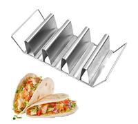 Soporte para tacos - Estante para hornear tacos de concha | Apto para lavavajillas y microondas para sándwiches, perros calientes, gofres, sushi