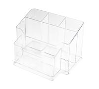 Soporte para taladro de uñas, caja de almacenamiento de acrílico, soporte para brochas de maquillaje, herramientas de manicura