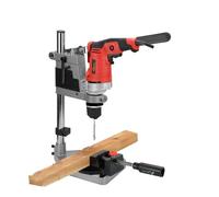 GOTOTOP Soporte para Taladro Eléctrico Multifuncional, Soporte con Abrazadera para Perforación Banco de Prensa Banco de Trabajo para Reparación con Base 38 & 43mm