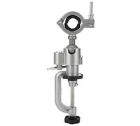 Soporte para Taladro Eléctrico, Soporte Vertical y Amoladora 360°, Columna Giratoria, Base Fija, Marco Giratorio, Pinzas Carpintería Ajustable