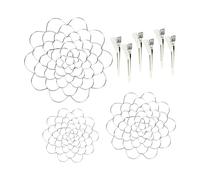 Soporte para tallo para arreglos florales, de almacenamiento de rejilla floral, herramienta de soporte para plantas reutilizable para macetas, macetas, ramos, centros de mesa para bodas