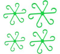 Soporte para tallos de plantas, clips de soporte de vid, soportes para tallos de plantas trepadoras, 4 unidades para plantas trepadoras para crecer en posición vertical y hacer más saludables