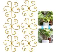 Soporte Para Tallos De Plantas,Sujetador Para Tallos De Plantas Trepadoras - 6 Unidades Reutilizables Estabilizadores para Monstera Bonsái de Interior y Exterior