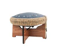Soporte para tambor de lengua,Soporte de tambor de lengua de madera,Estante de exhibición desmontable para tambor Handpan para adultos - Soporte para estante de exhibición de tambor de lengua, soporte