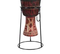 Soporte para tambor de percusión, marco de pie ajustable, base de acero al carbono, estabilidad resistente, soporte de instrumentos musicales para práctica de actuación, ensayo, estudio, escenario