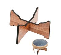 Soporte para tambor manual - soportes para tambor con lengüeta, soporte para percusión de madera, soporte para tambor de acero, pantalla para instrumentos etéreos, accesorio para músicos adecuado