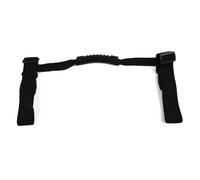 Soporte para tanque de buceo, correa ajustable de nailon para portabotellas de cilindro de aire de hasta 18 cm, color negro