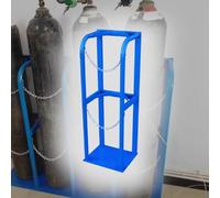Soporte para tanque de cilindros de gas de soldadura de alta resistencia. Estante fijo para tanques de oxígeno de 1, 2 o 3 pulgadas. Soporte de fijación para bombonas de gas para montaje en suelo. E