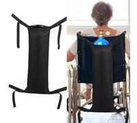 Soporte para tanque de oxígeno para silla de ruedas, tela Oxford 600D portátil, bolsa de transporte de almacenamiento de oxígeno con correas ajustables y hebillas de liberación rápida