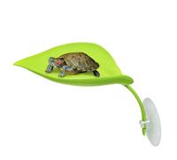 Soporte para Tanque de Tortuga, Acuario en Forma de Hoja, decoración de hábitat de Reptiles, Muelle Flotante para Tortugas, Ranas, lagartos, pequeños Anfibios, Accesorios de terrario para