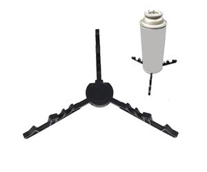 Soporte para tanque, soporte para bidón, soporte para bidón al aire libre, soporte fijo portátil para camping, soporte de fijación para tanque, plegable, trípode, soporte para depósito de picnic