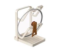 Soporte para Tapa para Ollas y Sartenes - Acero 13,6x18,2x12,3 cm | Estante de encimera con soport para cucharas con bandeja extraíble, organizador de cocina, soporte para tapa de utensilios | Tablas