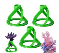 Soporte para tapones de coral frag Expositor 3 Piezas Plugs sobre Sustrato
