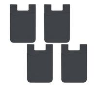 Soporte Para Tarjeta De Teléfono-Adhesivo: 4 Bolsillos Traseros Adhesivos, Billetera Delgada Para Móvil, Organizador De Tarjetas Para Funda De Teléfono, Bolsillo Adhesivo Para Teléfono-| Práctico Alma