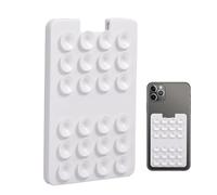 Soporte para tarjeta de teléfono - Selfie Multi-Functional Bank Card Sleeve | Silicona Suction Cup Phone Stand | Stick On Wallet For Back | Powerful Adsorption Holding Supplies For Wall, Shower