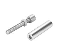 Soporte para Tarjeta Gráfica GPU, Soporte para GPU, Aleación de Aluminio Antihundimiento, Ajustable, Práctico con Alfombrilla de Goma para Todas Las Tarjetas Gráficas (Silver)