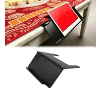Soporte para tarjetas American For Mahjong impreso en 3D con visión en ángulo debajo de la alfombrilla Diseño deslizante Ahorro de espacio Perfil bajo Accesorio de juego ligero en color rosa (negro)