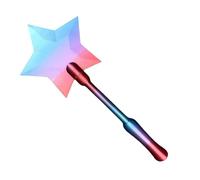 Soporte para tarjetas de crédito 3D Star Wand - Estuche para tarjetas de pago sin contacto | Divertida varita portátil para niños, tienda de compras, supermercado, restaurante, accesorio de pago