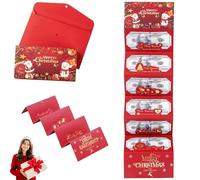 Soporte para tarjetas de regalo de Navidad con sobres, para tarjetas de regalo de Navidad