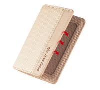 Soporte para tarjetas de teléfono genérico con soporte para tarjetas de crédito y monedero, diseño de cartera de piel sintética, a, Se référer au descriptif, Consulte la descripción