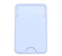 Soporte para tarjetas de teléfono móvil de 6,2 x 9,5 cm, funda protectora antirrobo, soporte para tarjetas de crédito, tarjetas de crédito de TPU, azul claro, As show, Casual
