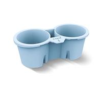 Soporte para taza de consola central a prueba de golpes, estabilizador de agua, caja de almacenamiento adecuada para accesorios de automóviles, organizadores de consola central de coche