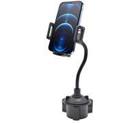 Soporte para taza de teléfono móvil, soporte para teléfono para camiones,para smartphone para vehículo - Montaje del teléfono para soporte de taza expandible 2 en 1 para todos los modelos de teléfono