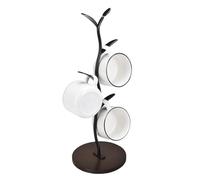 Soporte para Tazas de con 4 Ganchos, Porta Vasos, Colgador de Tazas, Mug Tree Estético y Ahorrador de Espacio, Soporte de Mesa con Base Estable para Cocina y Oficina, Accesorios para Barra de Café