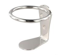 Soporte para tazas de grado marino, estante de bebidas de acero inoxidable 316 para montaje en pared de barco, botella de taza de caravana para caddy, organizador de bebidas de galera de yates
