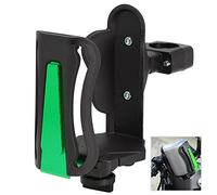 Soporte para tazas de motocicleta, botella de agua ajustable para ATV, UTV, bicicleta, motocicleta, 22/25/28 mm, soporte para manillar, verde