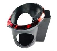 Soporte para tazas de motocicleta para barras de choque, montaje seguro para botella de agua de 3.1 a 4.6 pulgadas de diámetro, plástico negro, para todo tipo de clima, pieza de scooter (rojo)