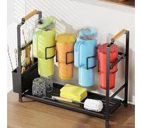 Soporte para tazas de pie, organizador de botellas de agua para vaso Stanley, 1,2 L, taza con asa, estante para tazas, soporte para tazas, soporte de almacenamiento multifuncional para tazas Stanley,