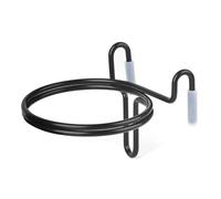 Soporte para tazas para carrito de la compra - Anillo doble portátil - Clip para bebidas, carro de la compra, soporte para botellas, carrito de botellas, estante para tazas de café, botellas de bebé