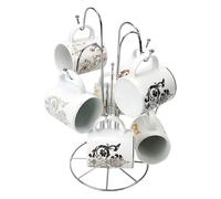 Soporte Para Tazas Soporte for 8 tazas en forma de árbol, estante de almacenamiento de tazas de té for encimera, organizador de cocina, estante, barra, accesorio de herramientas Para CafeteríA, Cocina