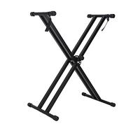 Soporte para Teclado de Piano, Soporte de Metal en Forma de X para Instrumento de Teclado, Ajustable a 7 Posiciones