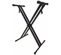 Soporte para teclado doble tipo tijera TPMillenium KS2 ajustable en altura - Rockmusic