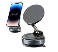 Soporte para teléfono A - Cargador inalámbrico con soporte plegable | Magnético Auto ajustable con - Compatible con SUV Furgonetas Berlina Navegación Viaje Oficina