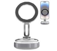 Soporte para teléfono al vacío, rotación de 360 grados, seguro y ajustable, soporte magnético para coche, soportes para automóvil, accesorios de camping para consola central y salpicadero del vehículo