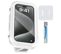Soporte para teléfono celular de ducha | Soporte de montaje para teléfono de alta sensibilidad | Soporte adhesivo de montaje ajustable de 360 grados para espejo de baño, baño, bañera, hombres, cocina