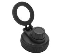 Soporte para teléfono celular para botella de agua, cubierta antideslizante para botella de agua con soporte magnético para teléfono, tapa de taza humanizada, estante para smartphone para fiesta