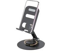 Soporte para teléfono celular, rotación de 360°, soporte plegable antideslizante para grabación, diseño elegante para mujeres y hombres