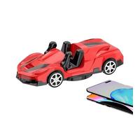 Soporte para Teléfono Coche | Soporte Móvil Forma Coche | Base Antivibraciones para Salpicadero Smartphone Uso Diario Viajes GPS Grabación Vídeo Llamadas