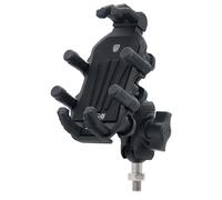 Soporte para teléfono con amortiguador de vibraciones para horquilla de motocicleta, ajustable