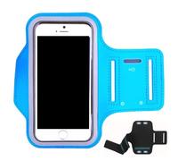 Soporte para teléfono con brazalete para correr, impermeable, accesorios para correr, bolsa de almacenamiento ligera con ranura para llaves, accesorios deportivos reflectantes para senderismo
