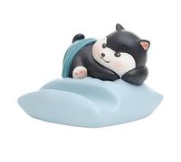 Soporte para teléfono con diseño de gato, soporte móvil de resina de liberación manual para escritorio, base antideslizante para grabación, lugar de trabajo, mesita de noche