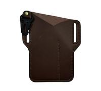 Soporte para Teléfono con Presilla para Cinturón - Diseño De 2 Bolsillos De Piel De De PU, para Teléfono En La Cintura, Gancho De Metal Incluido | para Cinturón con Doble Bolsillo, Al