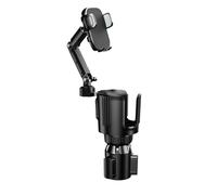 Soporte para teléfono con rotación de 360 grados, expansor de soporte de teléfono automático, 19.2 x 13.5 x 14.8 pulgadas, soportes ajustables para teléfonos, adaptador de soporte de bebidas